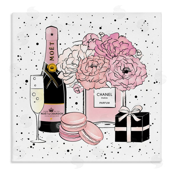 stupell industries Martina Pavlova | Pink Glam Celebration Champagne