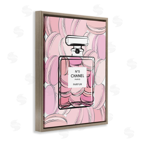 Stupell Industries Martina Pavlova | Pink Macaron Perfume Fashion Bottle