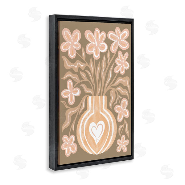 Stupell Industries Martina Pavlova | Pink Retro Flower Vase Wall Art