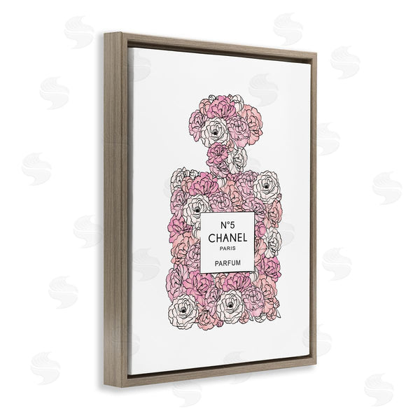 Stupell Industries Martina Pavlova | Pink Rose Perfume Bottle Fashion