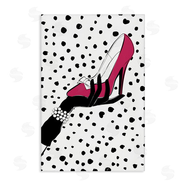 stupell industries Martina Pavlova | Pink Shoe with Dots