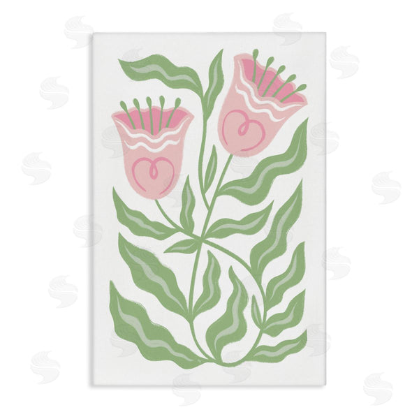 stupell industries Martina Pavlova | Pink Tulip Twin Blossoms