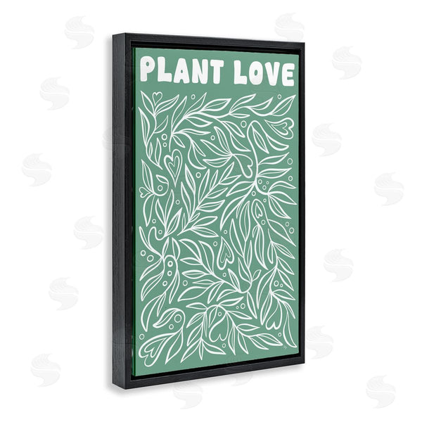 Stupell Industries Martina Pavlova | Plant Love Minimal Leaves