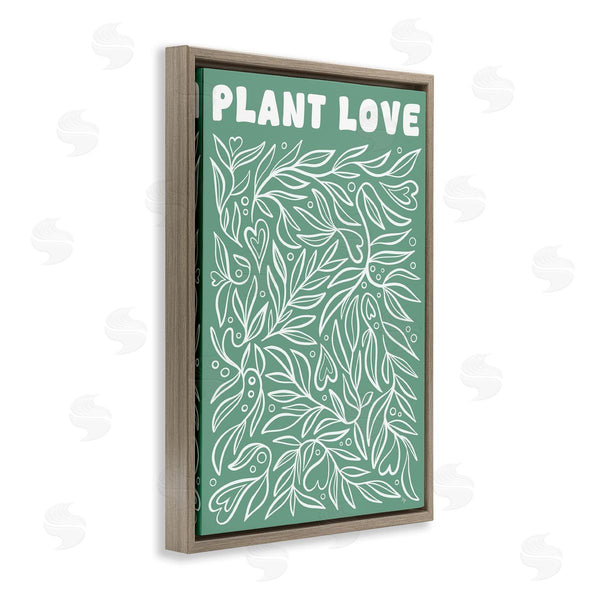 Stupell Industries Martina Pavlova | Plant Love Minimal Leaves