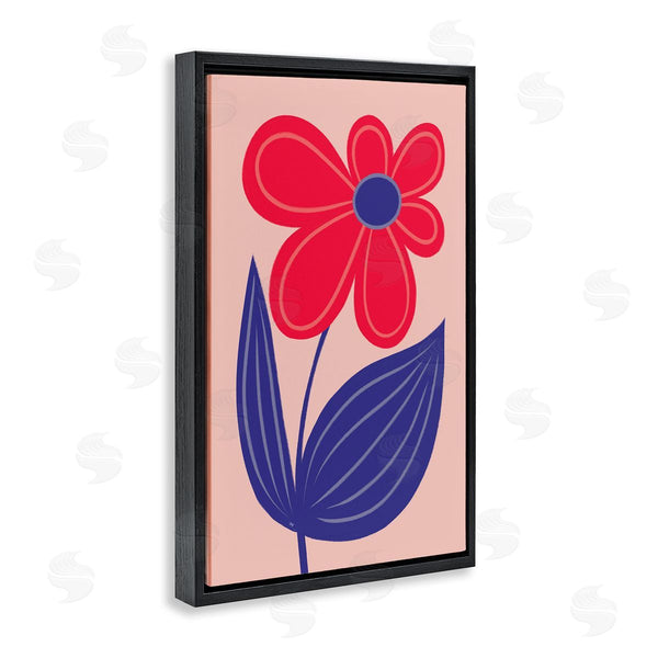 Stupell Industries Martina Pavlova | Playful Bold Red Daisy