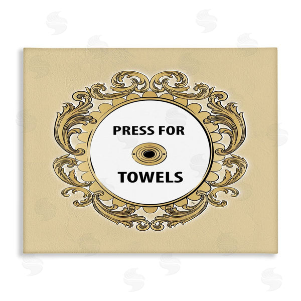 stupell industries Martina Pavlova | Press For Towels Ornate Bell Wall Art