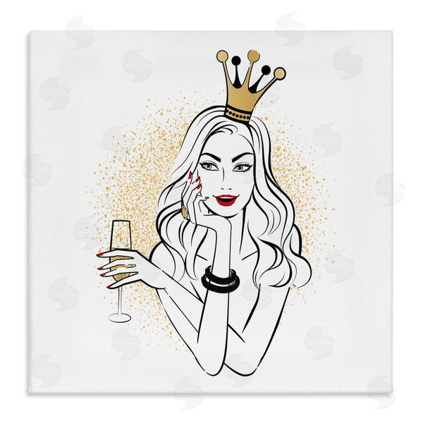 stupell industries Martina Pavlova | Princess with Champagne