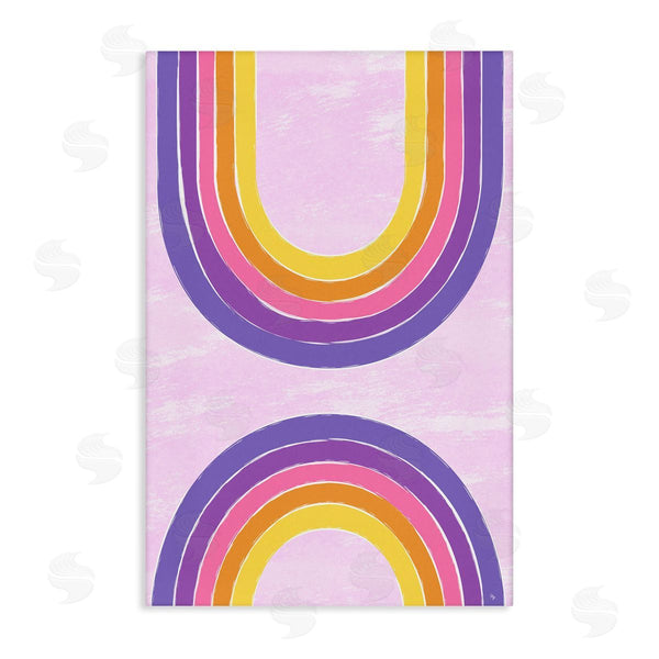 stupell industries Martina Pavlova | Purple Rainbow Arches