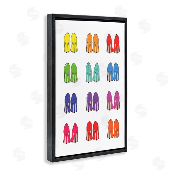 Stupell Industries Martina Pavlova | Rainbow High Heels