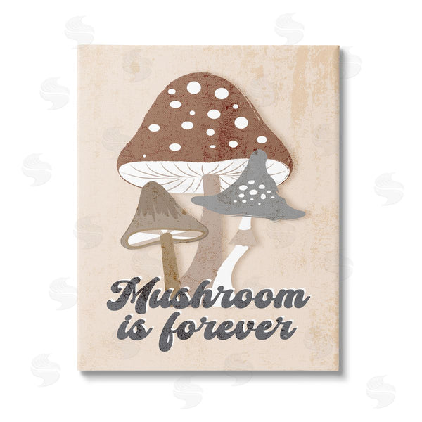 stupell industries Martina Pavlova | Retro Mushroom is Forever Wall Art