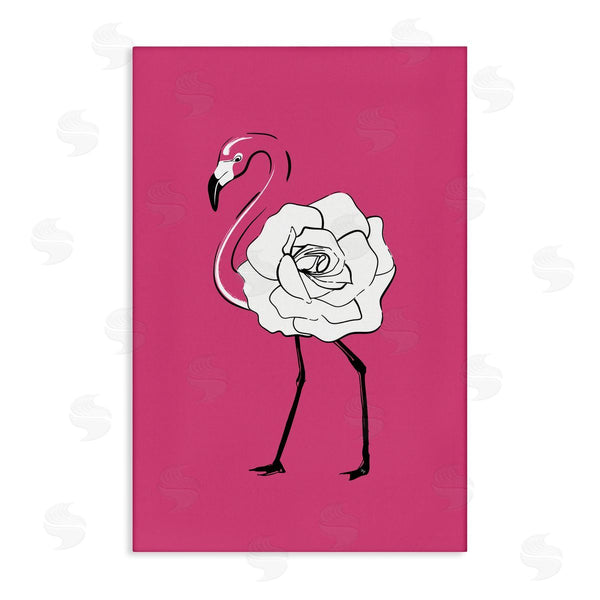stupell industries Martina Pavlova | Rose Blossom Flamingo