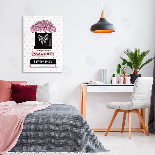 Stupell Industries Martina Pavlova | Roses & Fashion Books Wall Art