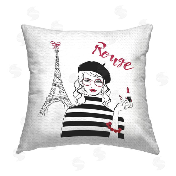 Stupell Industries Martina Pavlova | Rouge Parisian Fashion Printed Throw Pillow