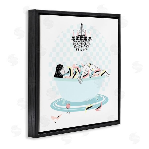 Stupell Industries Martina Pavlova | Shoe Lover Bath Time