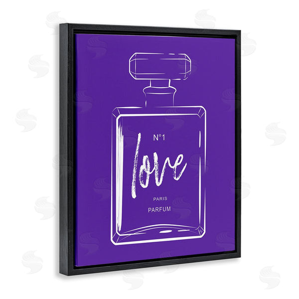 Stupell Industries Martina Pavlova | Simple Perfume On Purple Wall Art