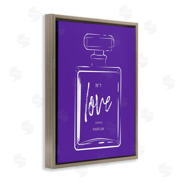 Stupell Industries Martina Pavlova | Simple Perfume On Purple Wall Art