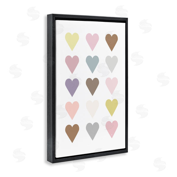 Stupell Industries Martina Pavlova | Soft Pastel Hearts