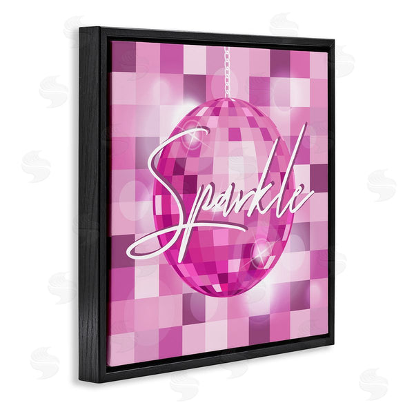 Stupell Industries Martina Pavlova | Sparkle Pink Disco Ball Pattern Wall Art
