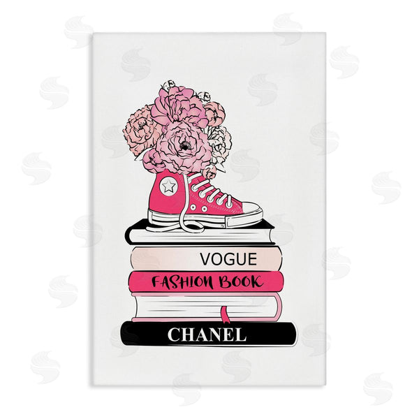 stupell industries Martina Pavlova | Sporty Sneaker Bookstack