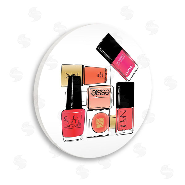 stupell industries Martina Pavlova | Stack of Nail Polish Glam Fashion Beauty Cosmetics Wall Art