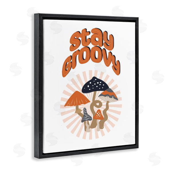 Stupell Industries Martina Pavlova | Stay Groovy Mushrooms Wall Art