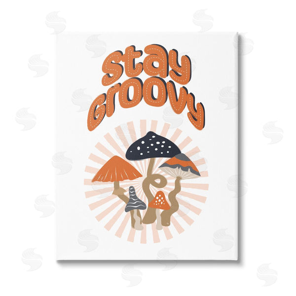 stupell industries Martina Pavlova | Stay Groovy Mushrooms Wall Art