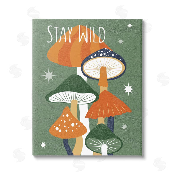 stupell industries Martina Pavlova | Stay Wild Mushrooms Pattern Wall Art