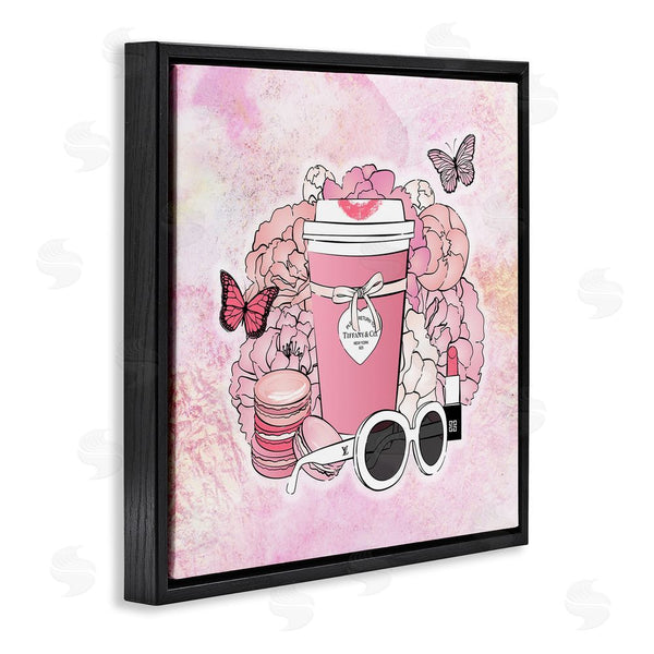 Stupell Industries Martina Pavlova | Stylish Coffee & Flowers Wall Art
