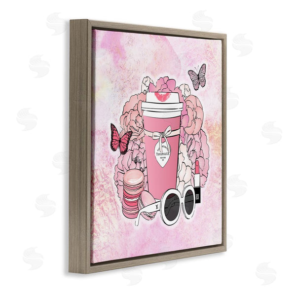 Stupell Industries Martina Pavlova | Stylish Coffee & Flowers Wall Art