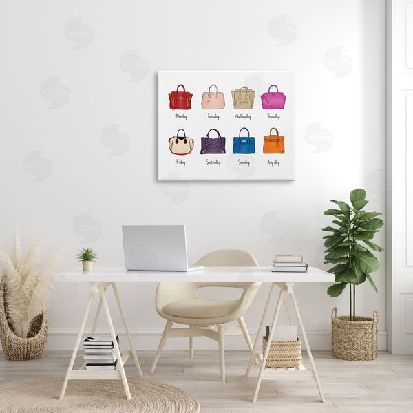 Stupell Industries Martina Pavlova | Stylish Glam Bags Daily Elegant Fashion Wall Art