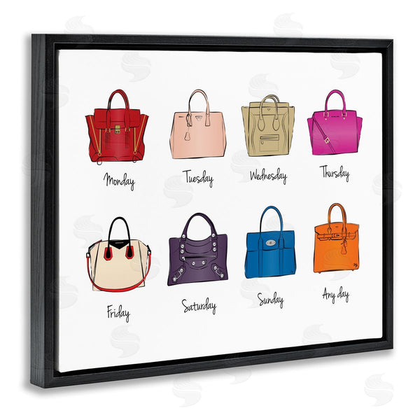 Stupell Industries Martina Pavlova | Stylish Glam Bags Daily Elegant Fashion Wall Art