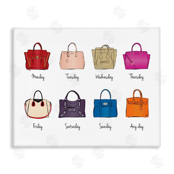 stupell industries Martina Pavlova | Stylish Glam Bags Daily Elegant Fashion Wall Art