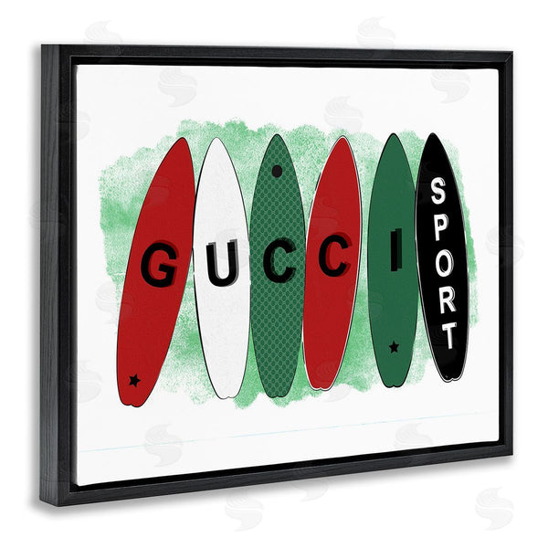 Stupell Industries Martina Pavlova | Stylish Glam Surfboards Wall Art