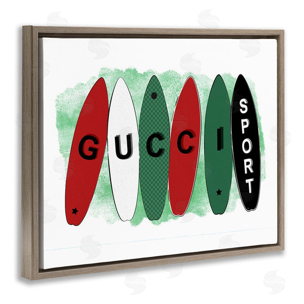 Stupell Industries Martina Pavlova | Stylish Glam Surfboards Wall Art