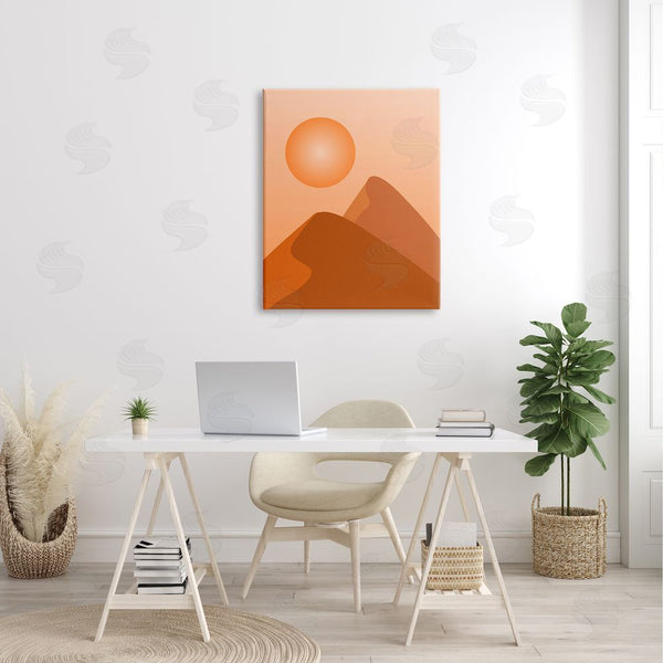 Stupell Industries Martina Pavlova | Sun Burnt Sand Dunes Tall Ridges Children's Art Wall Art