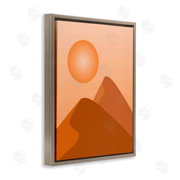 Stupell Industries Martina Pavlova | Sun Burnt Sand Dunes Tall Ridges Children's Art Wall Art