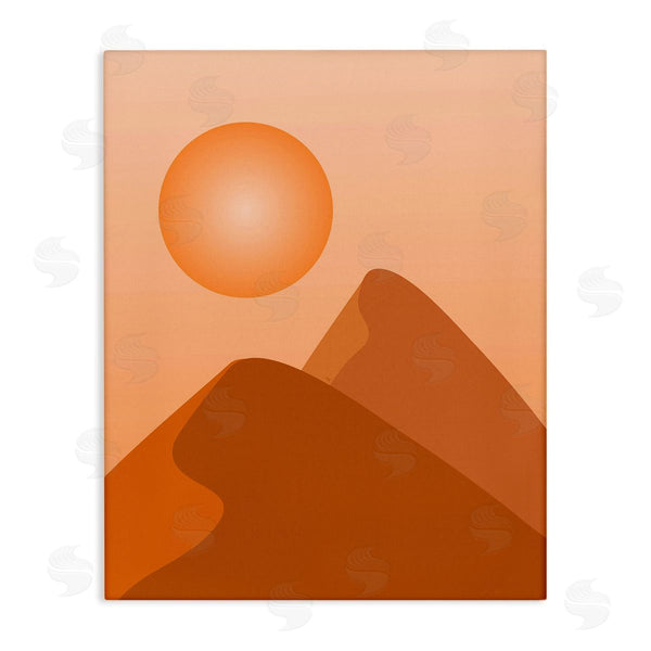 stupell industries Martina Pavlova | Sun Burnt Sand Dunes Tall Ridges Children's Art Wall Art