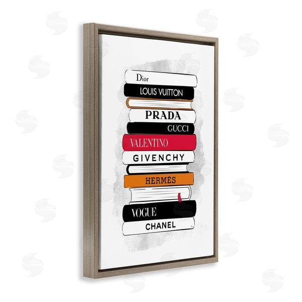 Stupell Industries Martina Pavlova | Tall Fashion Bookstack