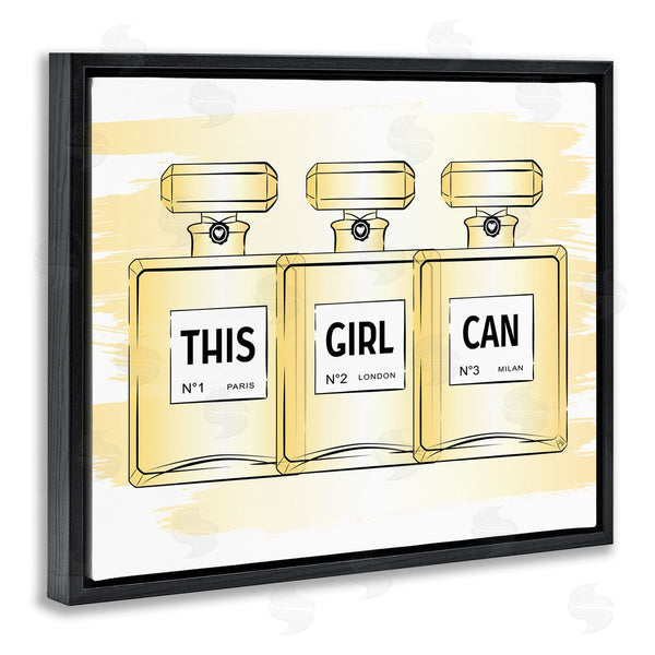 Stupell Industries Martina Pavlova | This Girl Can Motivational Perfume Wall Art