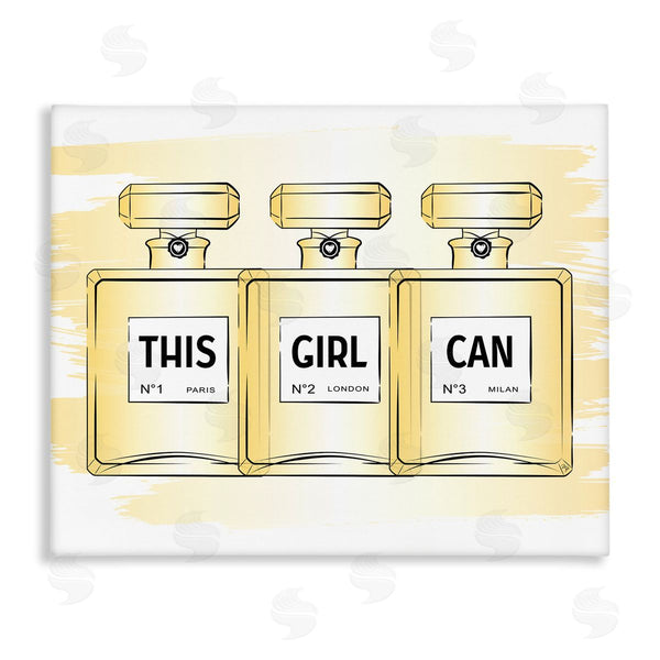 stupell industries Martina Pavlova | This Girl Can Motivational Perfume Wall Art