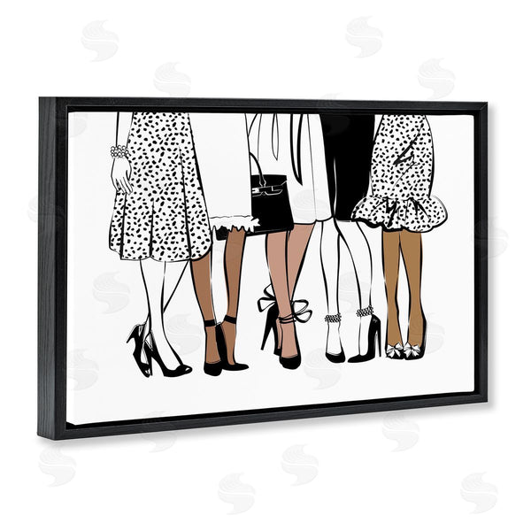 Stupell Industries Martina Pavlova | Trendy Fashion Girlfriends Wall Art