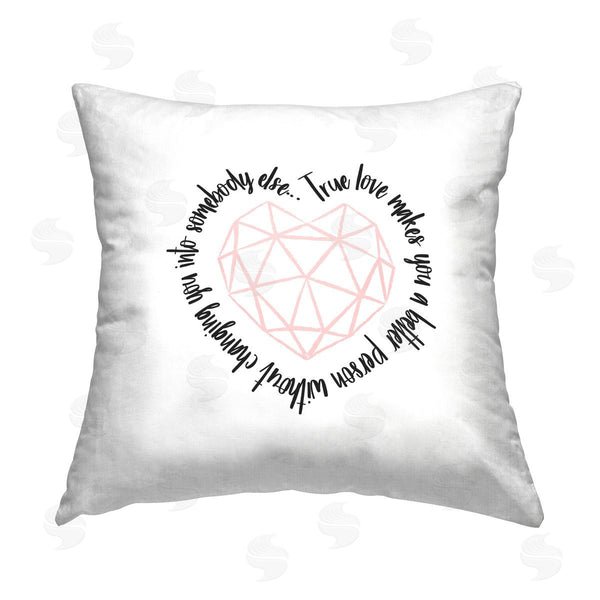 stupell industries Martina Pavlova | True Love with Gemstone Printed Throw Pillow