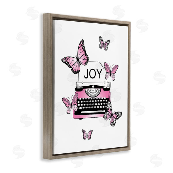 Stupell Industries Martina Pavlova | Typewriter With Joy Wall Art