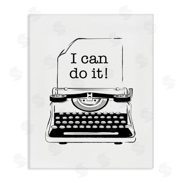 stupell industries Martina Pavlova | Vintage Typewriter I Can Inspirational