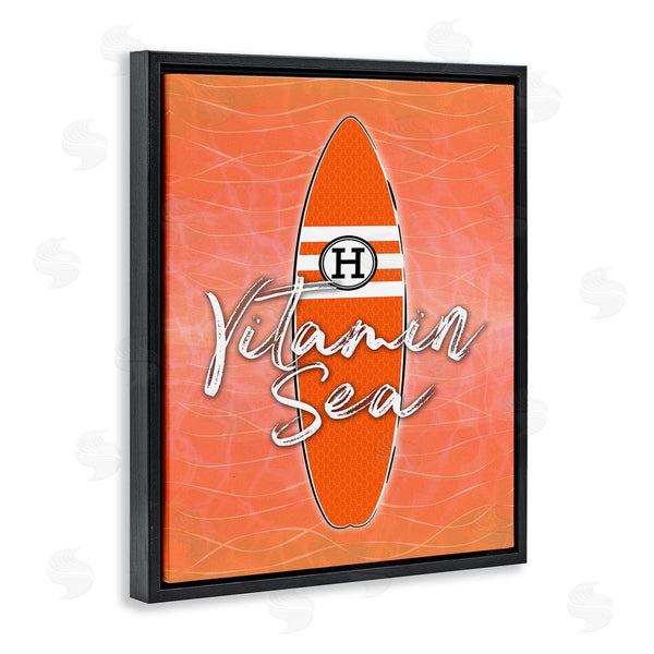 Stupell Industries Martina Pavlova | Vitamin Sea On Orange Wall Art