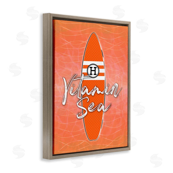 Stupell Industries Martina Pavlova | Vitamin Sea On Orange Wall Art