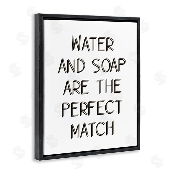 Stupell Industries Martina Pavlova | Water & Soap Perfect Match