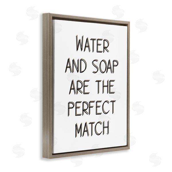 Stupell Industries Martina Pavlova | Water & Soap Perfect Match