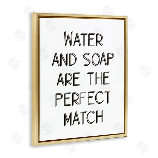 Stupell Industries Martina Pavlova | Water & Soap Perfect Match
