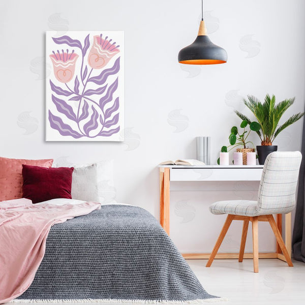 Stupell Industries Martina Pavlova | Wavy Purple Blooms Wall Art